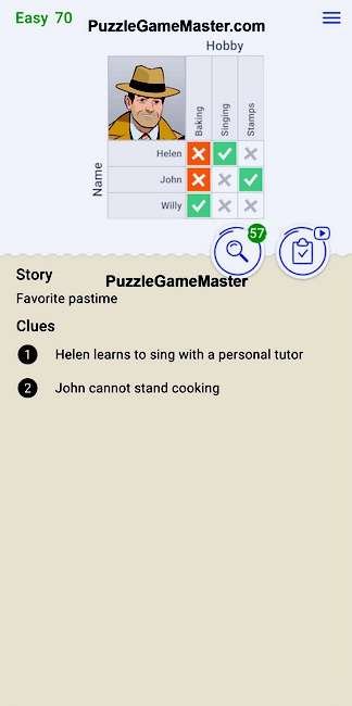 Cross Logic Easy Level 70