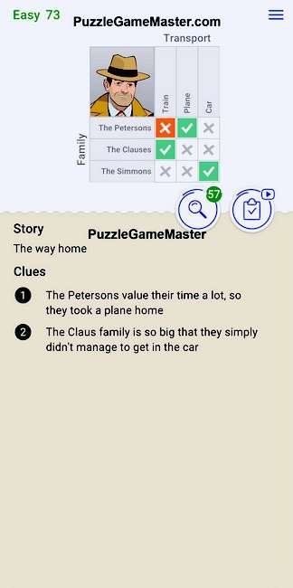 Cross Logic Easy Level 73