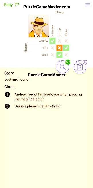 Cross Logic Easy Level 77