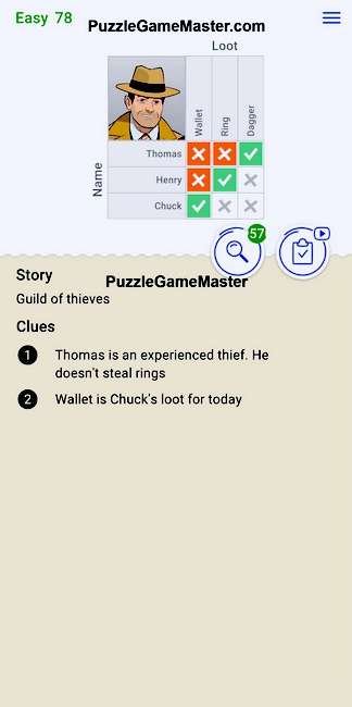 Cross Logic Easy Level 78