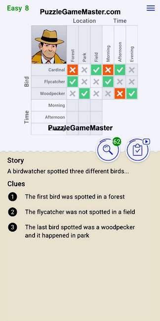 Cross Logic Easy Level 8