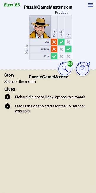 Cross Logic Easy Level 85