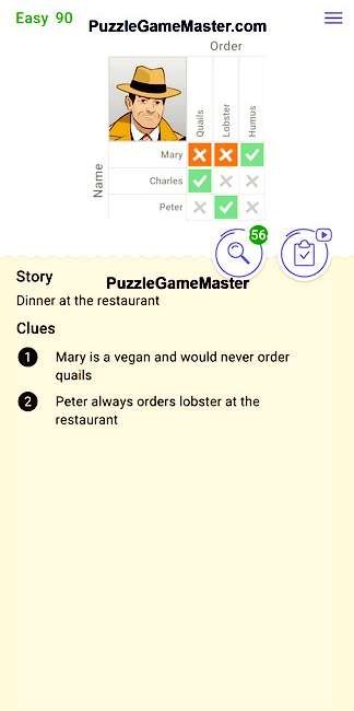 Cross Logic Easy Level 90