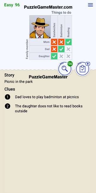 Cross Logic Easy Level 96
