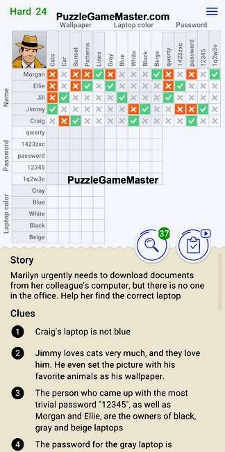 Cross Logic Hard Level 24