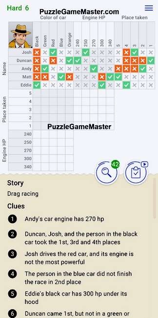 Cross Logic Hard Level 6