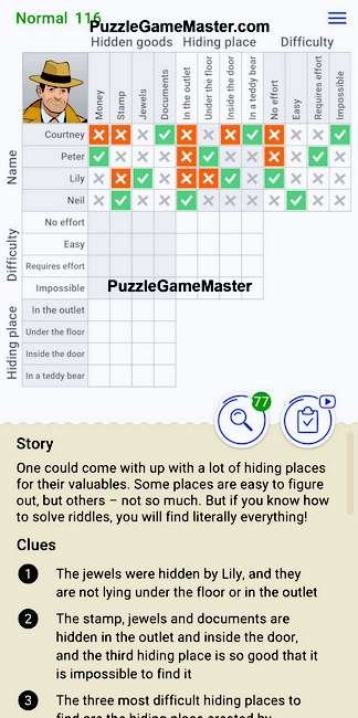Cross Logic Normal Level 116