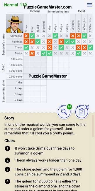 Cross Logic Normal Level 119