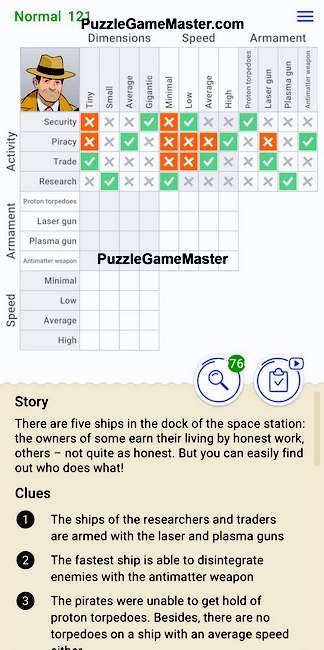 Cross Logic Normal Level 121
