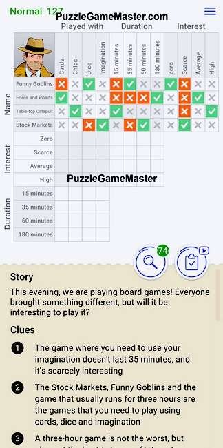 Cross Logic Normal Level 127