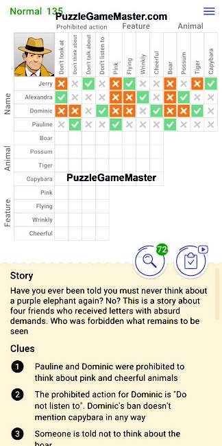 Cross Logic Normal Level 135