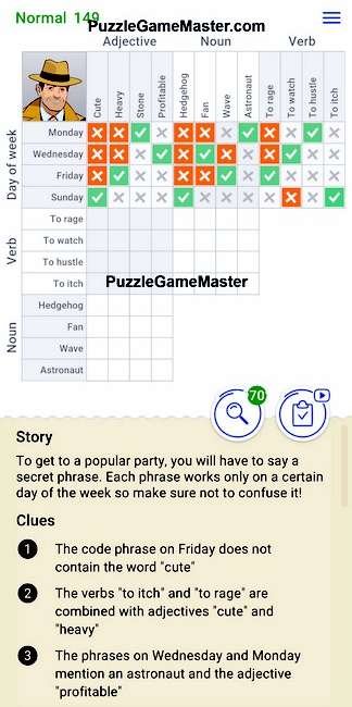 Cross Logic Normal Level 149