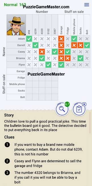 Cross Logic Normal Level 163