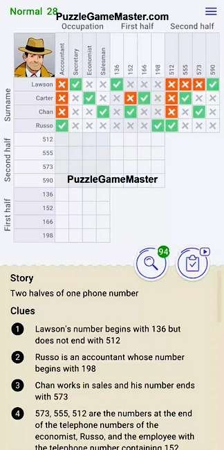 Cross Logic Normal Level 28