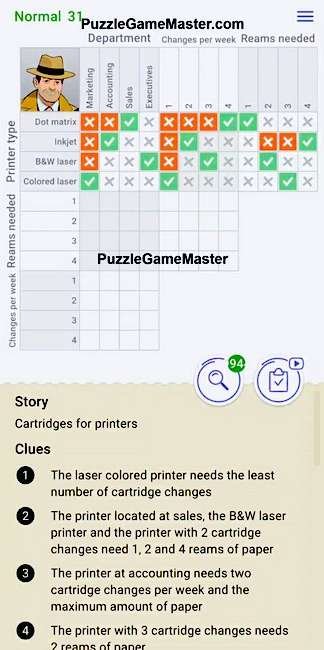 Cross Logic Normal Level 31