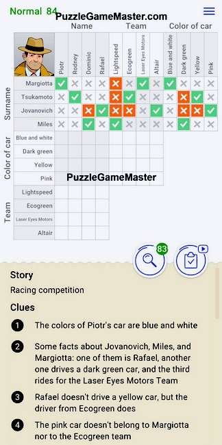 Cross Logic Normal Level 84