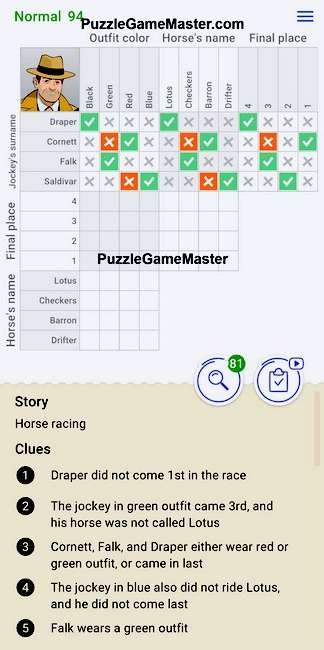 Cross Logic Normal Level 94