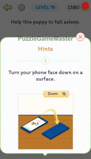 Smart Brain Help this puppy to fall asleep