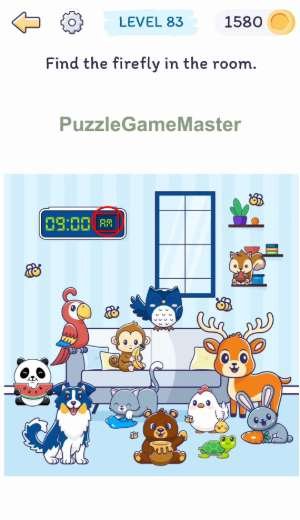 Smart Brain Find the firefly in the room