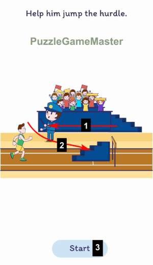 Smart Brain Help him jump the hurdle