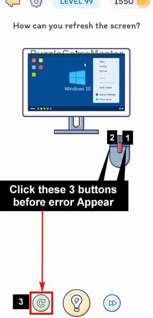 Smart Brain How can you refresh the screen?