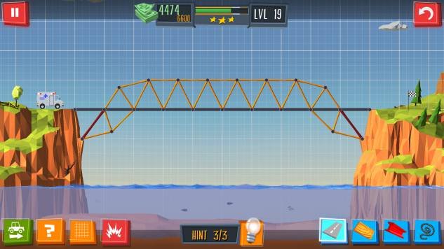 Build a Bridge Level 19 Bridge Building Answer/Hints » Puzzle Game Master