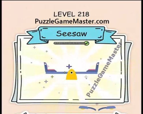 see saw puzzle