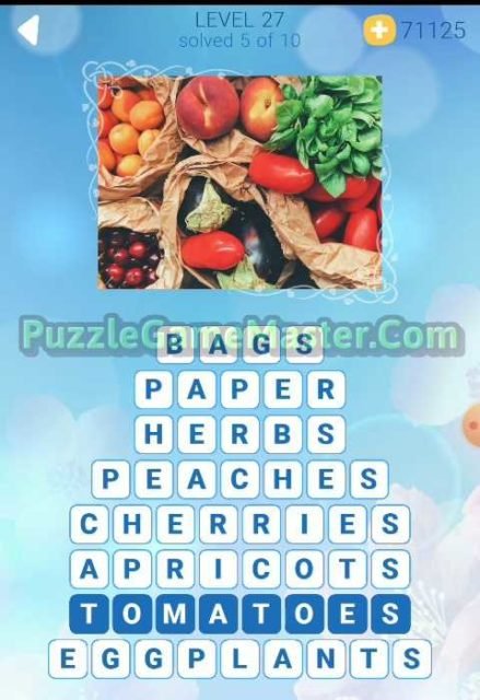 Sunny Words Level 27 Answers [All Images] » Puzzle Game Master