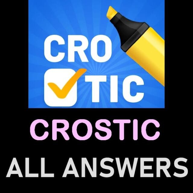 crostic game answers