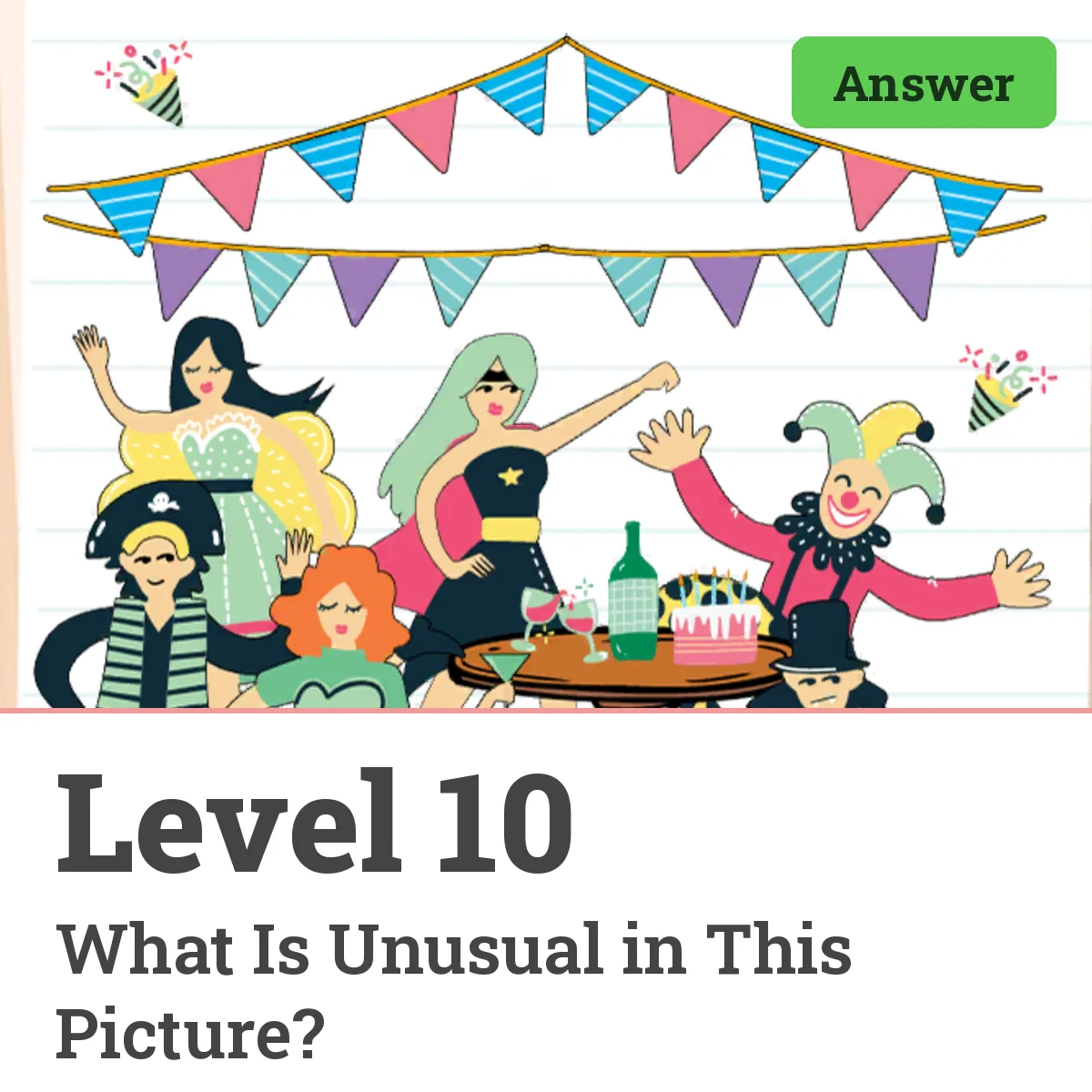 Brain Test: Tricky Puzzles Level 10 answer – What Is Unusual in This Picture?