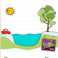 Brain Test: Tricky Puzzles Level 111 answer – Help the Car Cross the River
