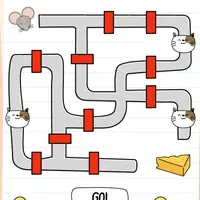 Brain Test: Tricky Puzzles Level 120 answer – Help the Rat Get the Cheese