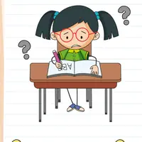 Brain Test: Tricky Puzzles Level 142 answer – The Student Can't Think of an Answer to the Test Question