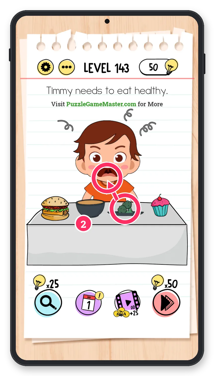 Brain Test: Tricky Puzzles Level 143 step 2: Swap