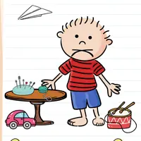 Brain Test: Tricky Puzzles Level 147 answer – Looks So Sad. Cheer Him Up Please