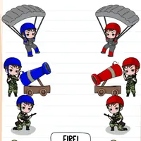 Brain Test: Tricky Puzzles Level 182 answer – End This War!