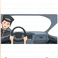 Brain Test: Tricky Puzzles Level 184 answer – You Got Caught Speeding, Oops!