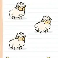 Brain Test: Tricky Puzzles Level 20 answer – Where Is the Black Sheep?