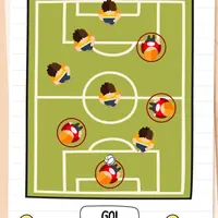 Brain Test: Tricky Puzzles Level 203 answer – We Must Score a Goal