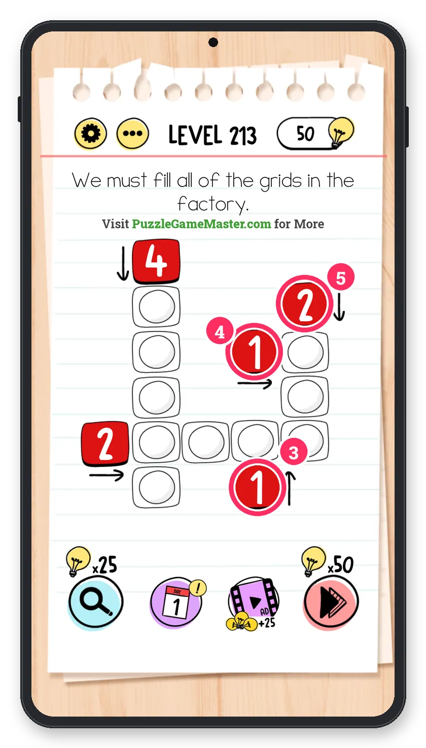 Brain Test: Tricky Puzzles Level 213 step 2: The rest