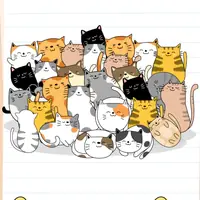 Brain Test: Tricky Puzzles Level 22 answer – There Is an Intruder in Our Cat Party!
