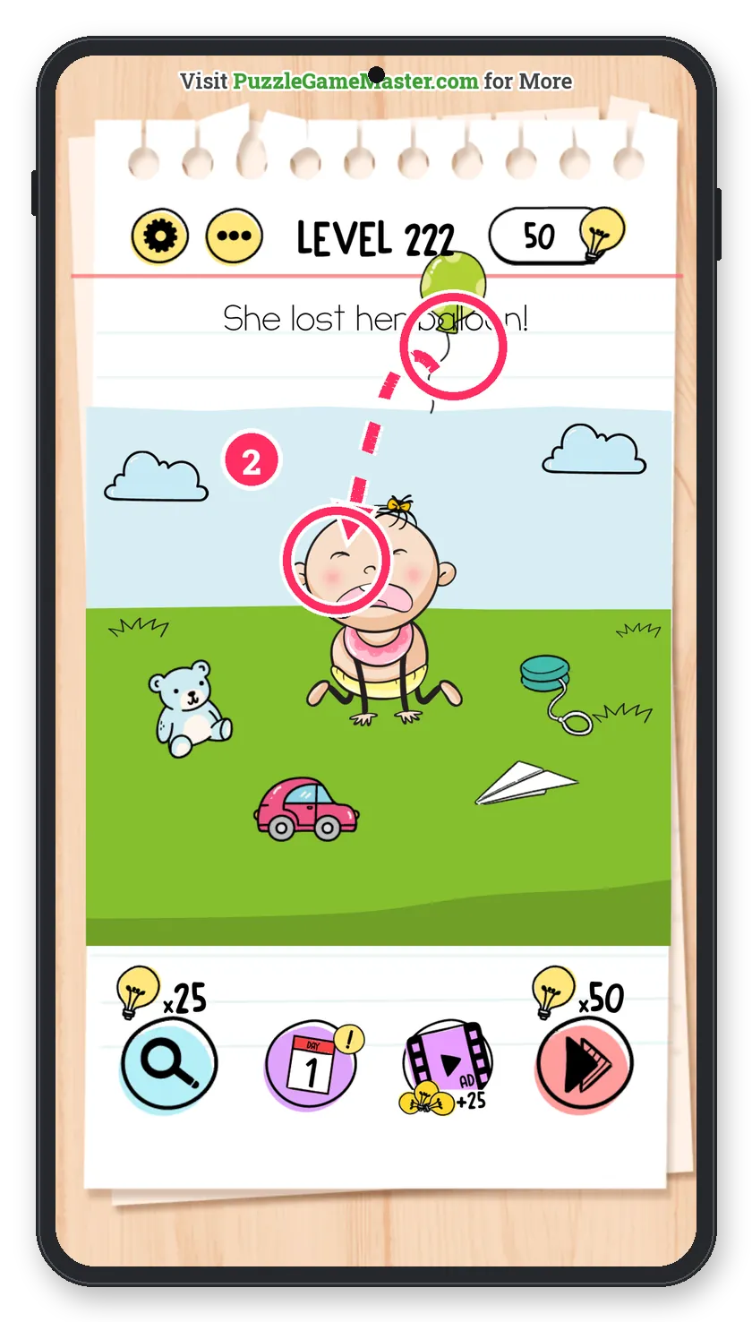 Brain Test: Tricky Puzzles Level 222 step 2: Return it
