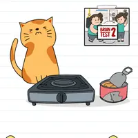 Brain Test: Tricky Puzzles Level 25 answer – Tom Is Hungry Again, Please Help
