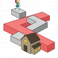 Brain Test: Tricky Puzzles Level 251 answer – Help the Man Reach His House