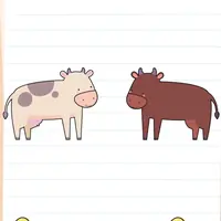 Brain Test: Tricky Puzzles Level 28 answer – Click on the Calves Please
