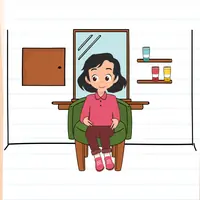 Brain Test: Tricky Puzzles Level 309 answer – She Wants a Purple Hair