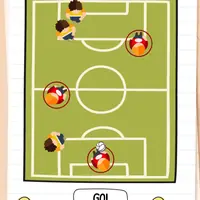 Brain Test: Tricky Puzzles Level 348 answer – Score a Goal
