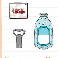 Brain Test: Tricky Puzzles Level 35 answer – Please Open the Soda