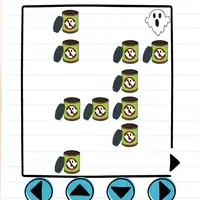 Brain Test: Tricky Puzzles Level 354 answer – Help the Ghost Get Out of This Maze