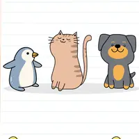 Brain Test: Tricky Puzzles Level 36 answer – Where Is the Cat Above This Text?